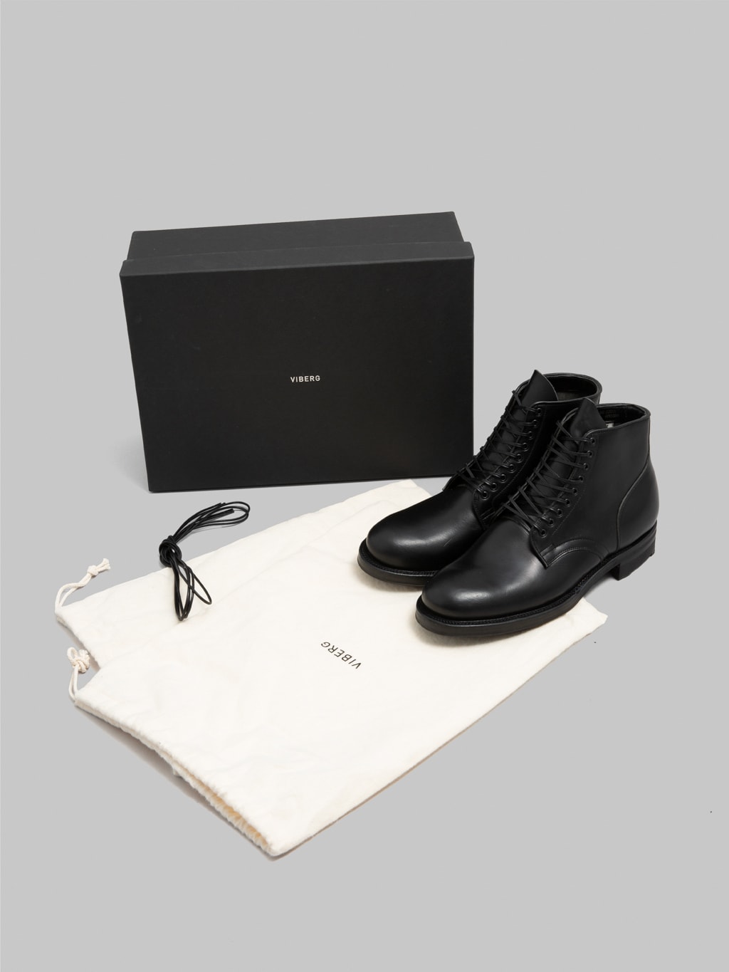 Viberg Service Boot 2030 Black Chromexcel Ridgeway Sole packaging
