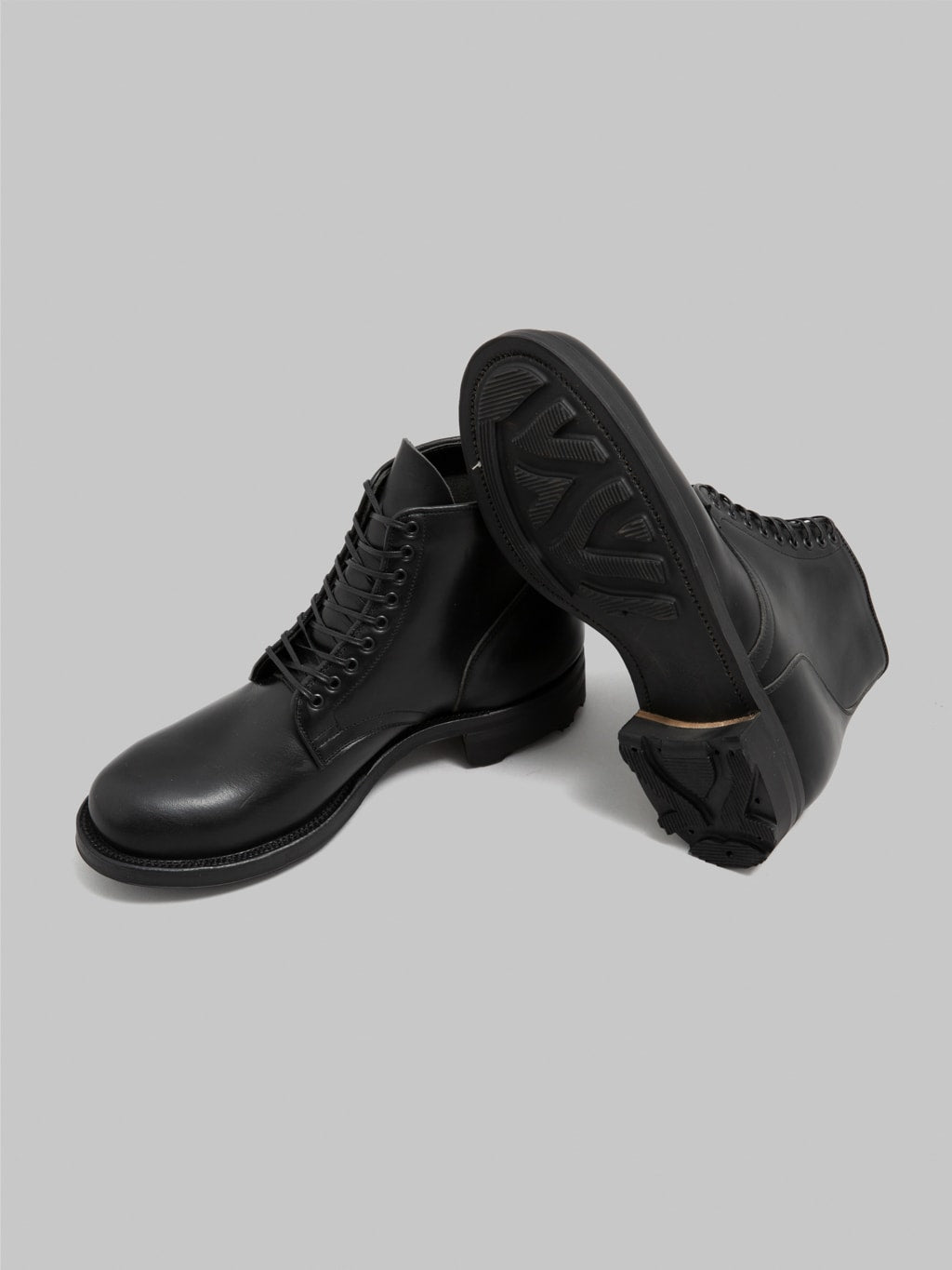 Viberg Service Boot 2030 Black Chromexcel Ridgeway Sole tracksole detail