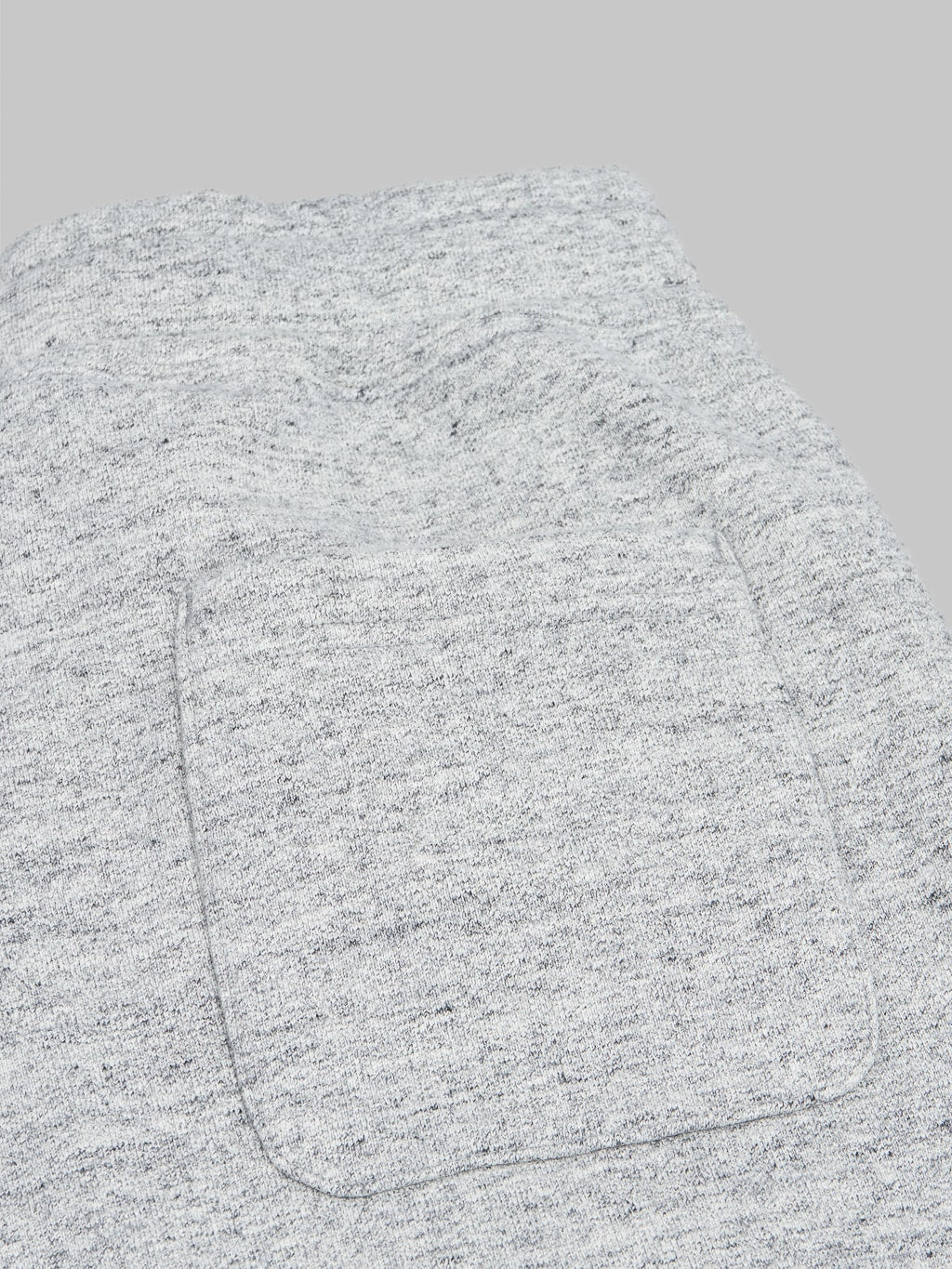 Whitesville Heavy Sweat Pants Heather Grey back pocket