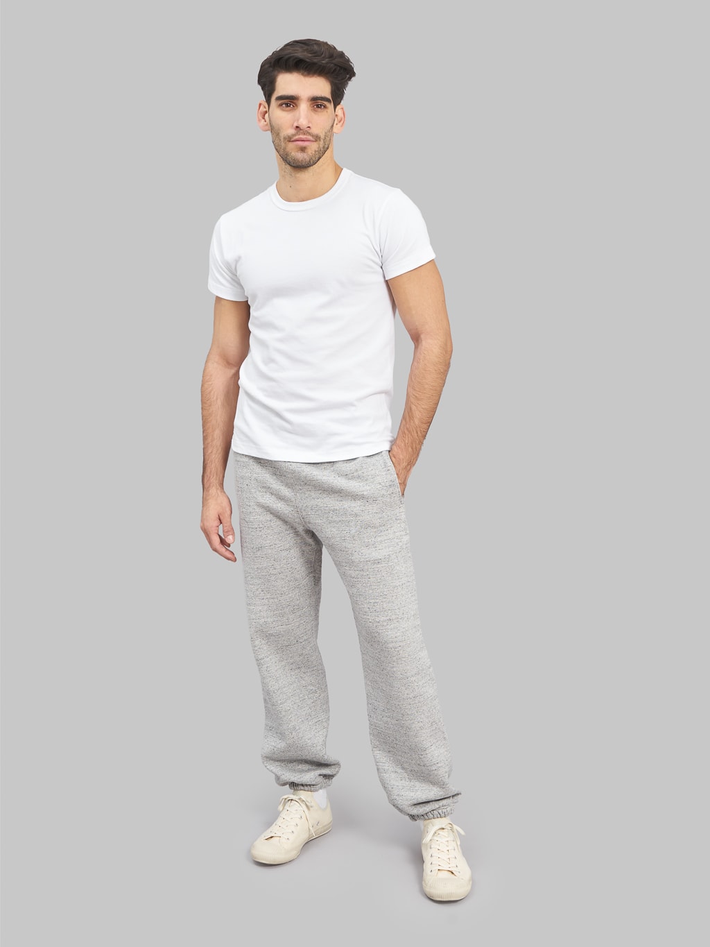 Whitesville Heavy Sweat Pants Heather Grey style