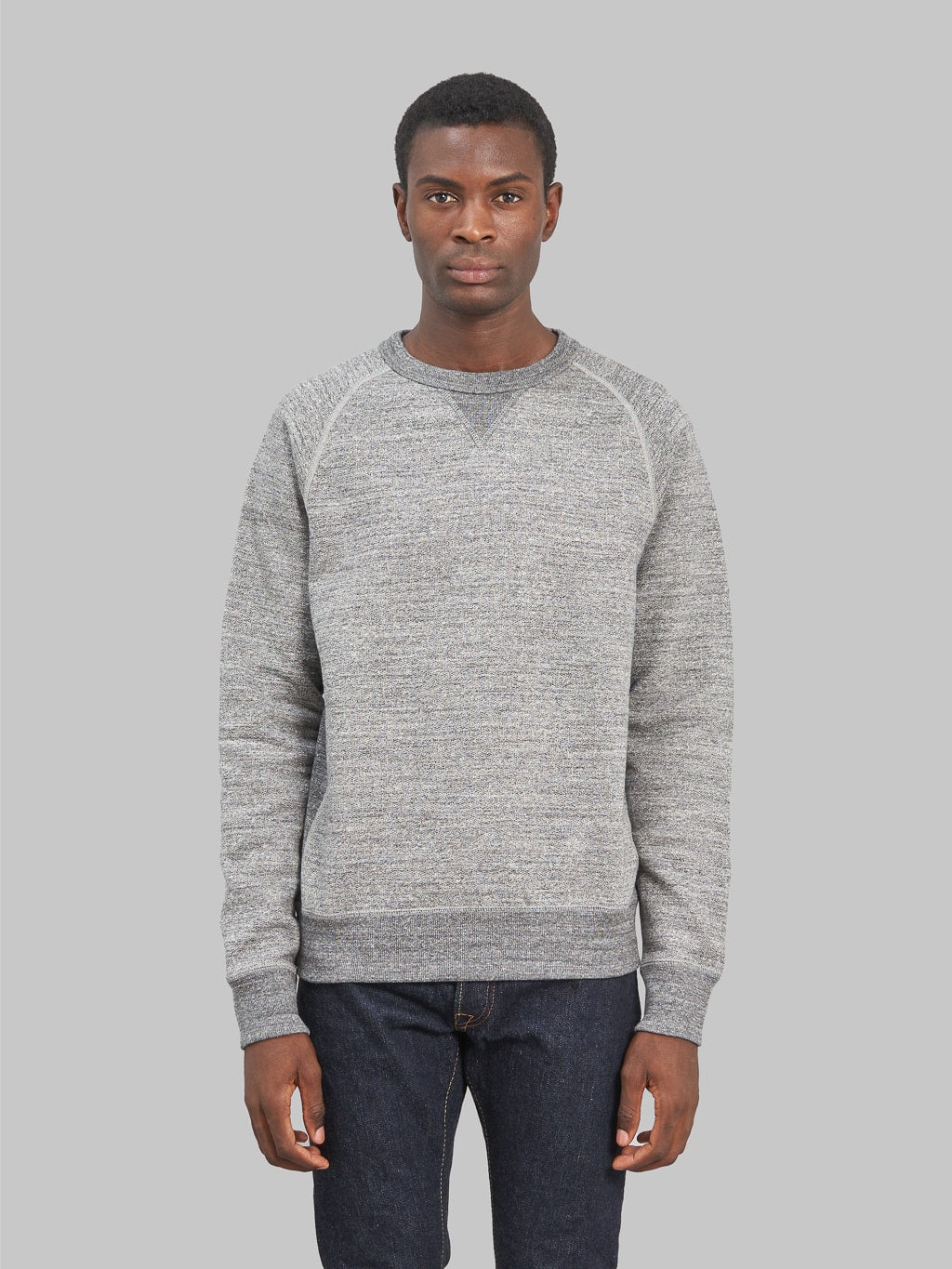 Wonder Looper Pullover Crewneck Fleeced Foxfibre Charcoal athletic look