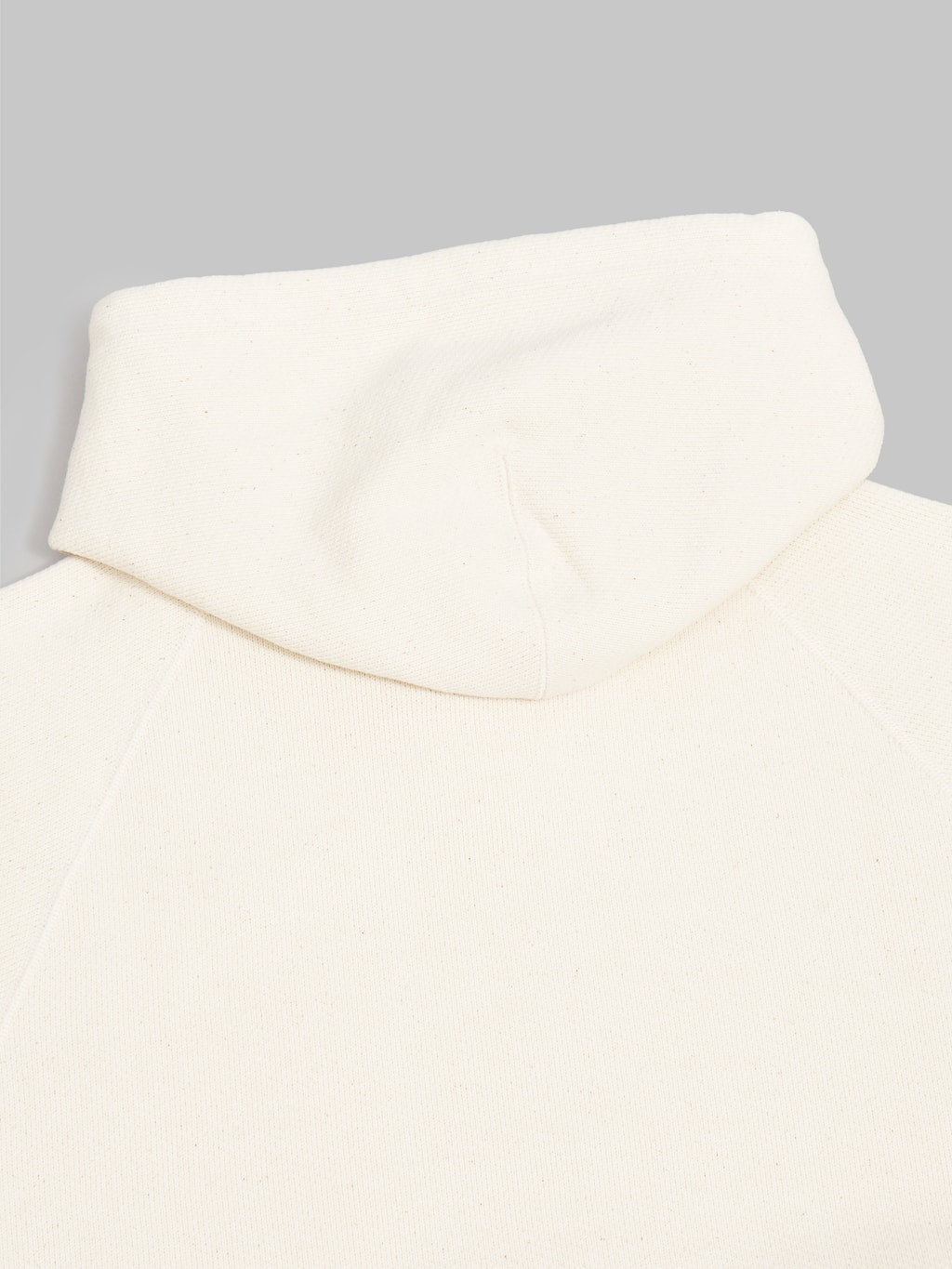 Wonder Looper Pullover Hoodie Double Heavyweight French Terry Ecru athletic hood