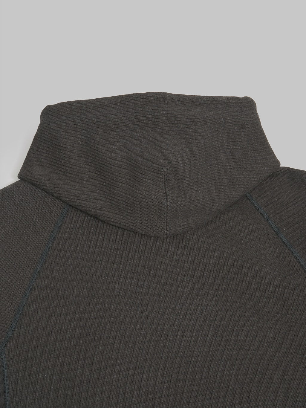 Wonder Looper Pullover Hoodie Double Heavyweight French Terry sumi black hood