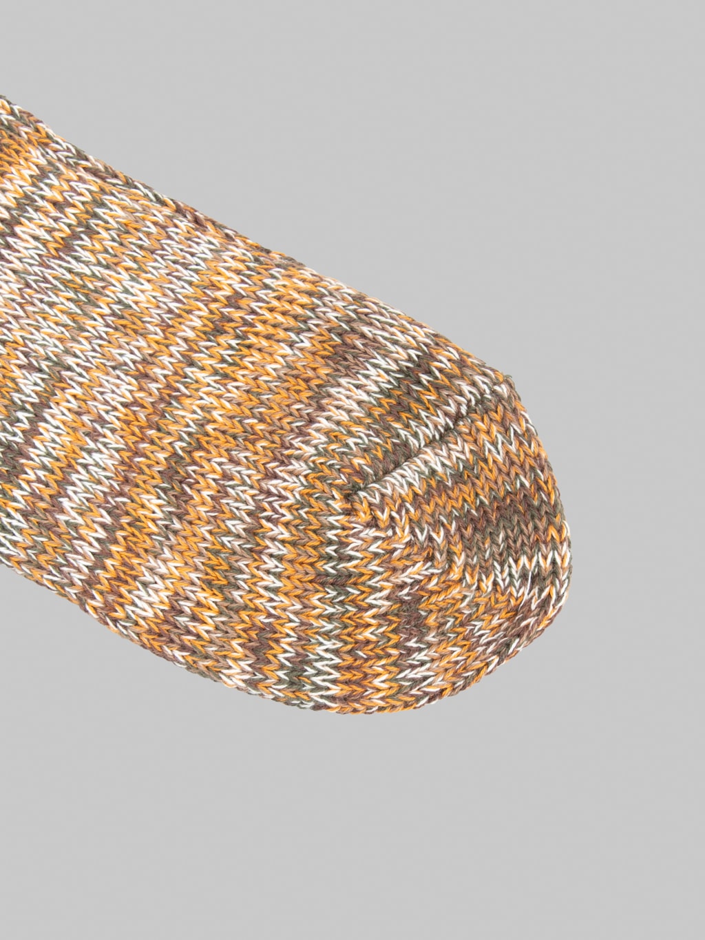 Anonymous Ism 5 Colour Mix Crew Socks Brown