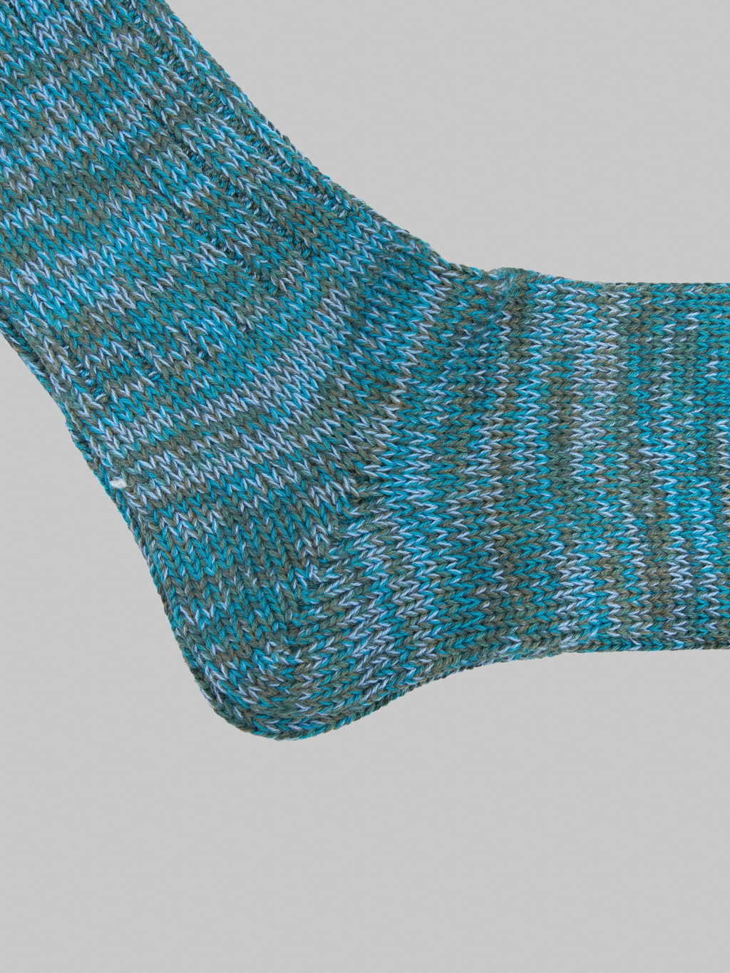 Anonymous Ism 5 Colour Mix Crew Socks Green