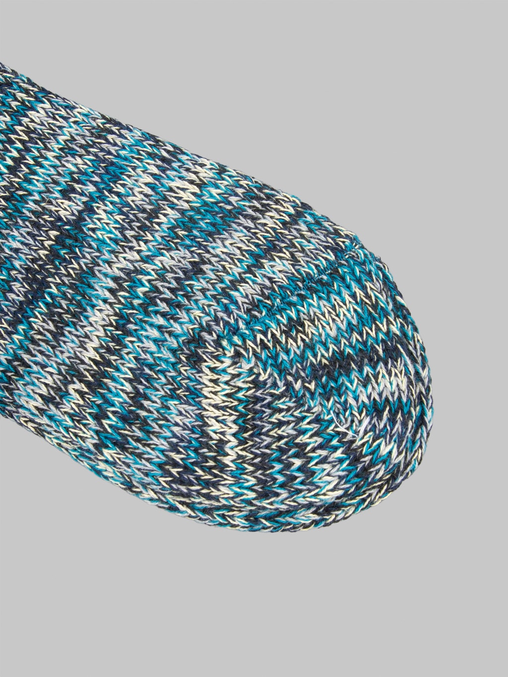 Anonymous Ism 5 Colour Mix Crew Socks Indigo