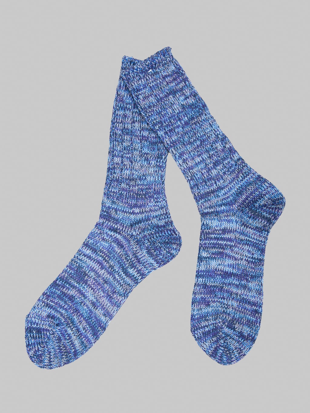 Anonymous Ism 5 Colour Mix Crew Socks Navy