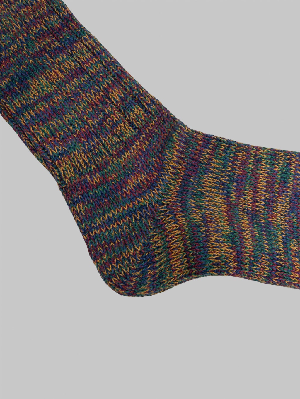 Anonymous Ism 5 Colour Mix Crew Socks Wine