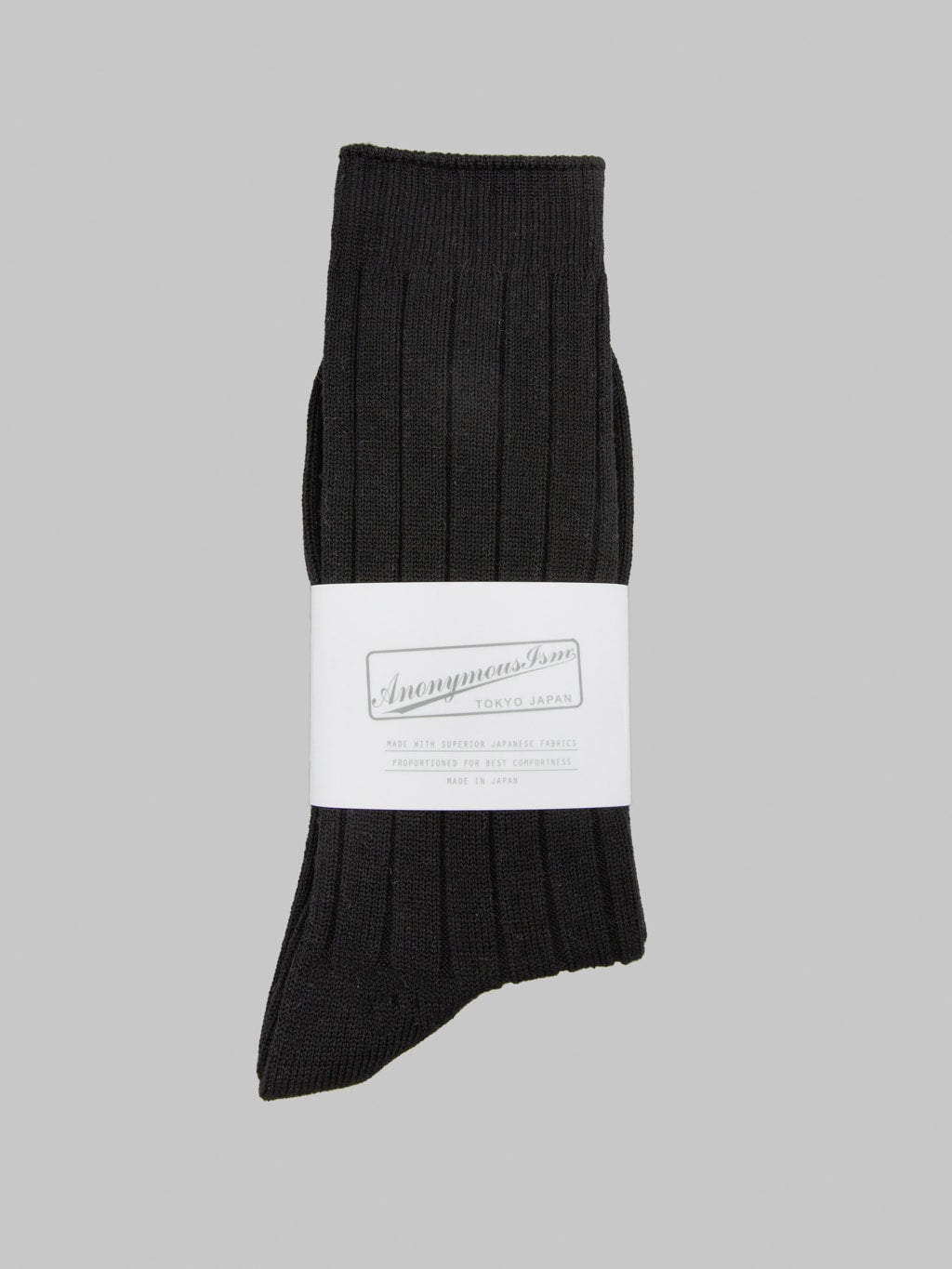 Anonymous Ism Bold Rib Crew Black