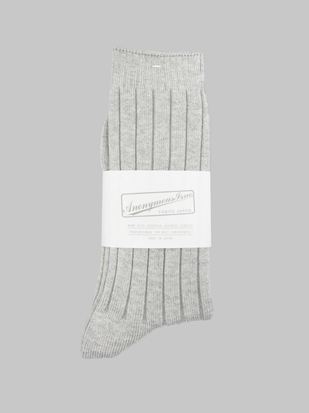 Anonymous Ism Bold Rib Crew Medium Grey