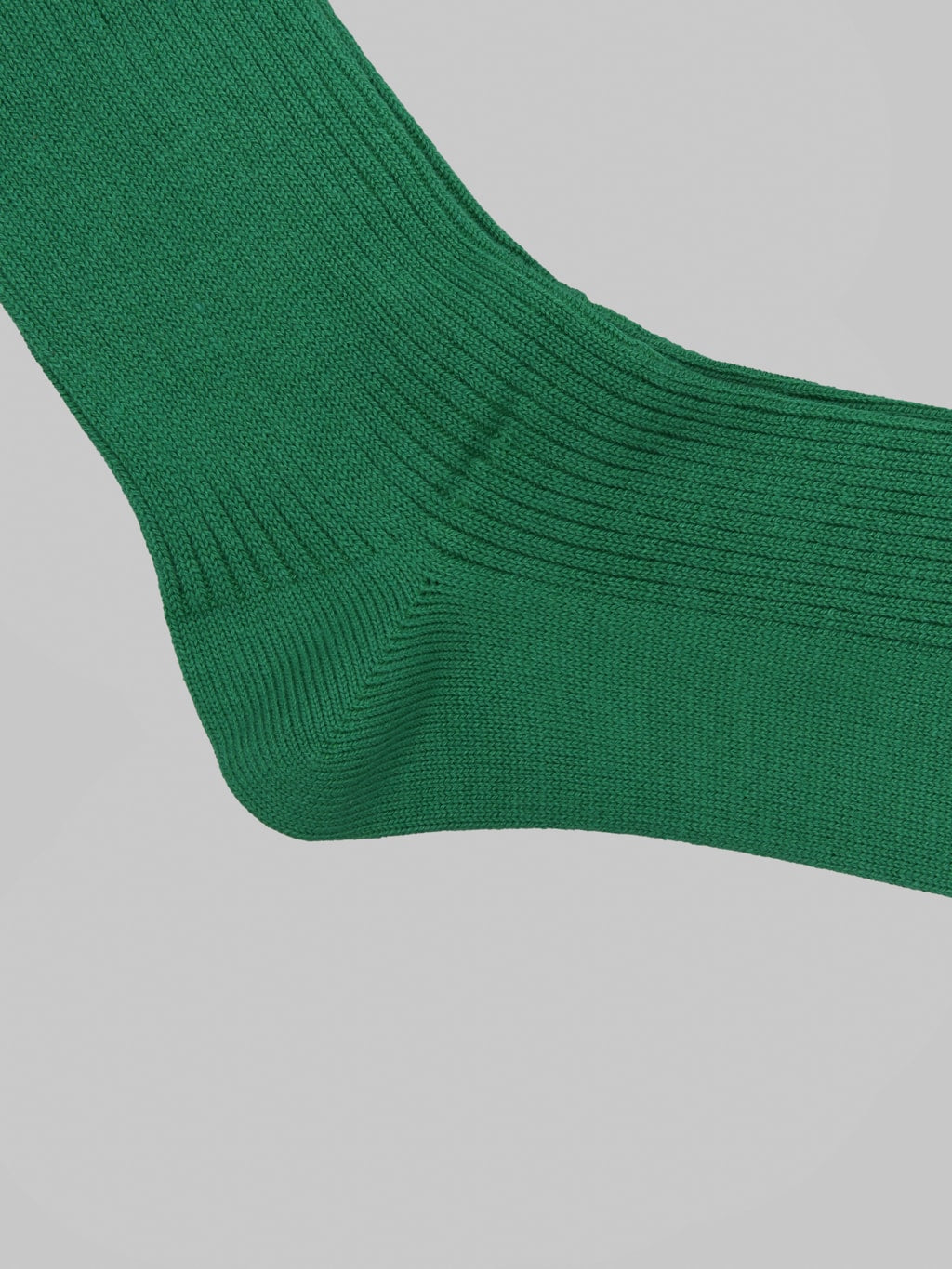 Anonymous Ism Brilliant Crew Socks Green heel