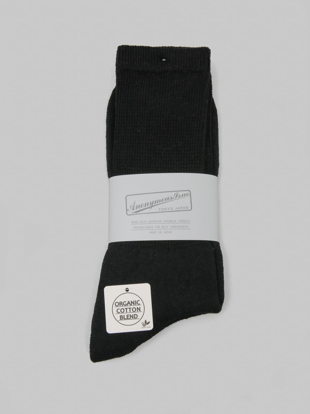 Anonymous Ism OC Pile Low Crew Socks Black
