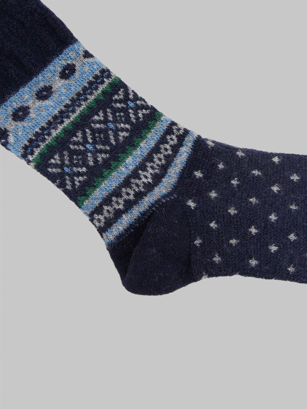 Anonymous Ism Snow Pattern JQ Crew Navy