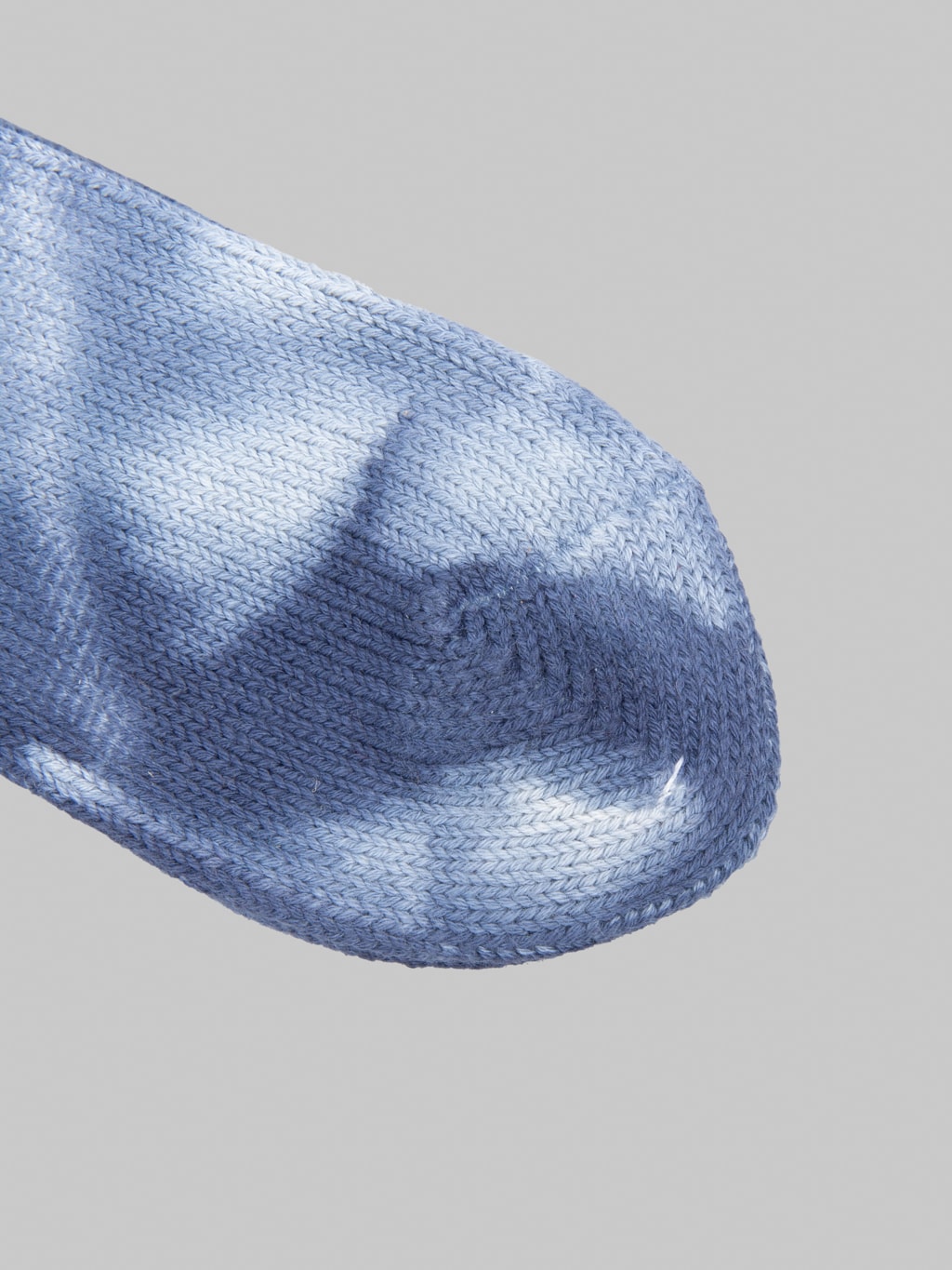 Anonymous Ism Uneven Dyed Crew Socks Navy
