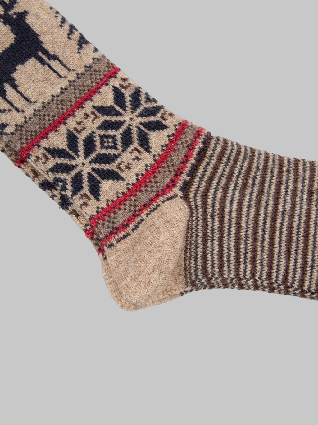 Anonymous Ism Wool Deer Snow JQ Crew Beige