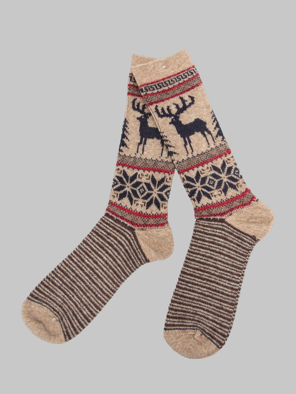 Anonymous Ism Wool Deer Snow JQ Crew Beige