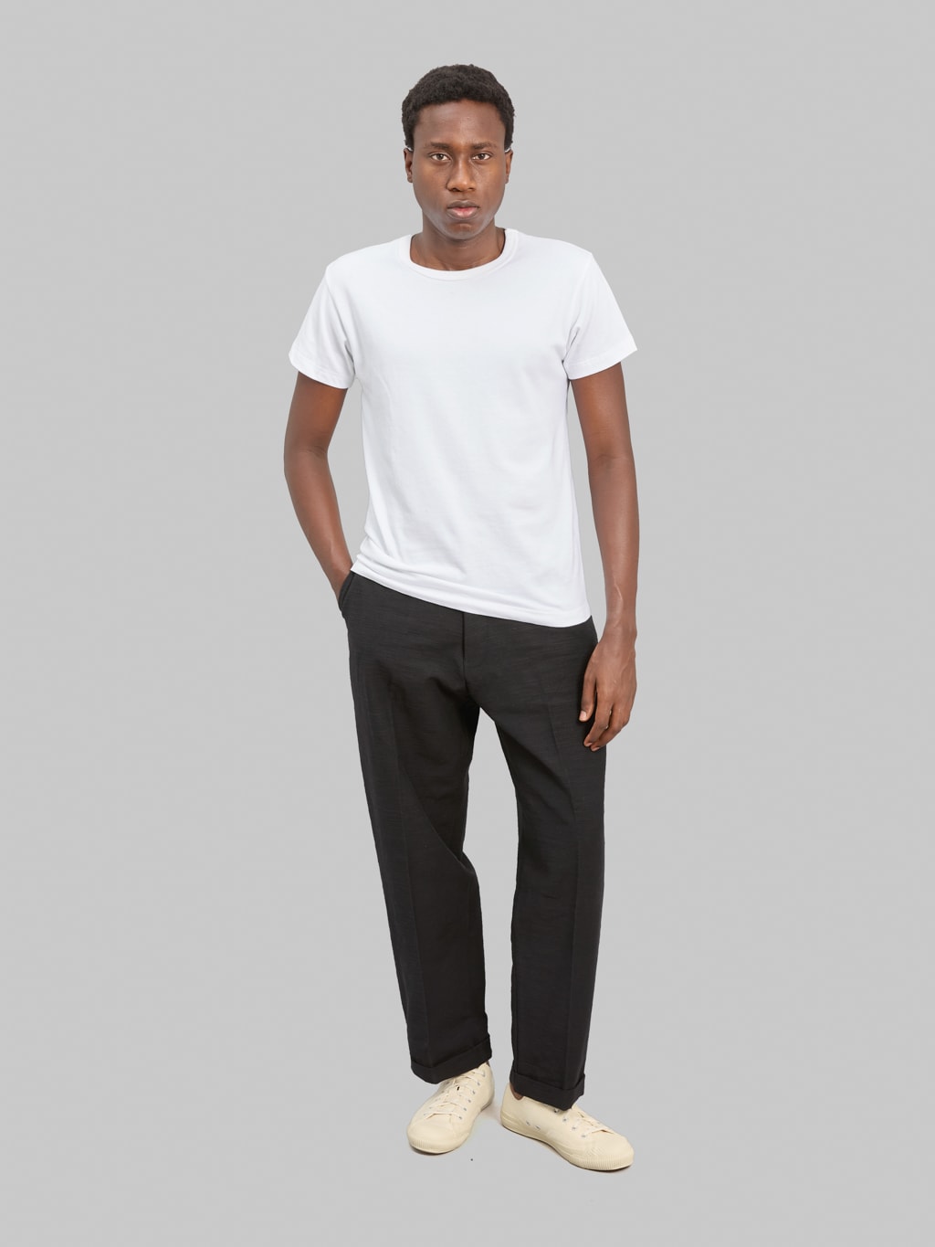 Attractions Wearmasters Lot.720CL Heritage Trousers Classic Cotton Linen Black