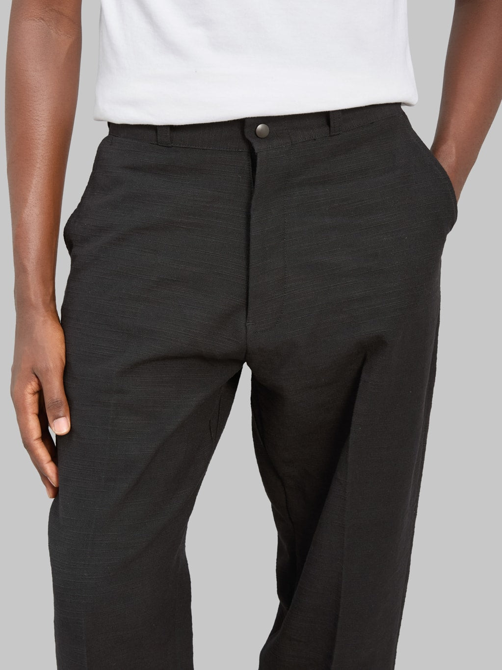 Attractions Wearmasters Lot.720CL Heritage Trousers Classic Cotton Linen Black