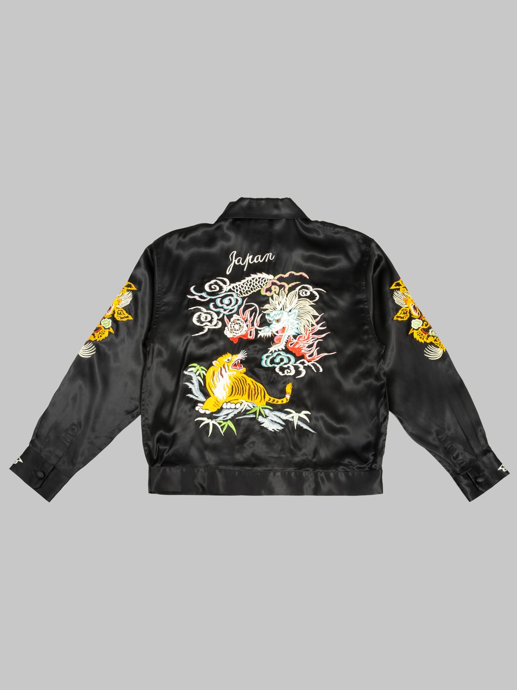 Attractions Wearmasters Lot.873 Souvenir Rayon Jacket Black