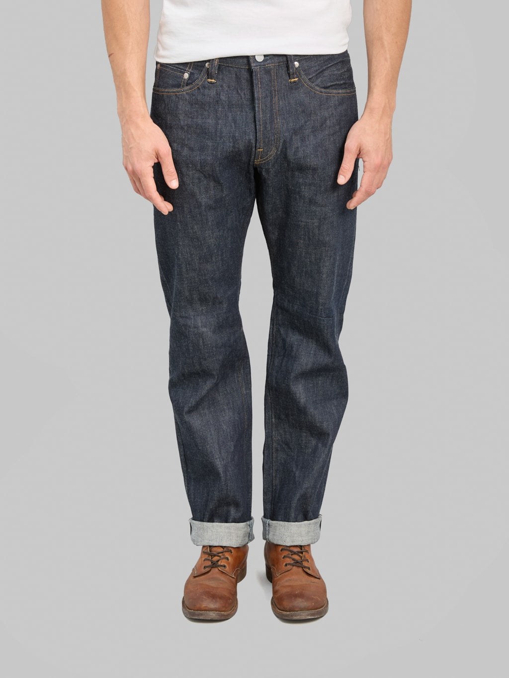 Big John R008 Rare Straight Fit Jeans front look