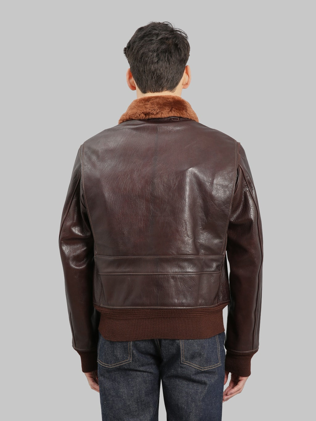 Buzz Rickson's BR80661 AN6552 "American Sportswear Co." Jacket Dark Brown - Redcast Heritage Co.