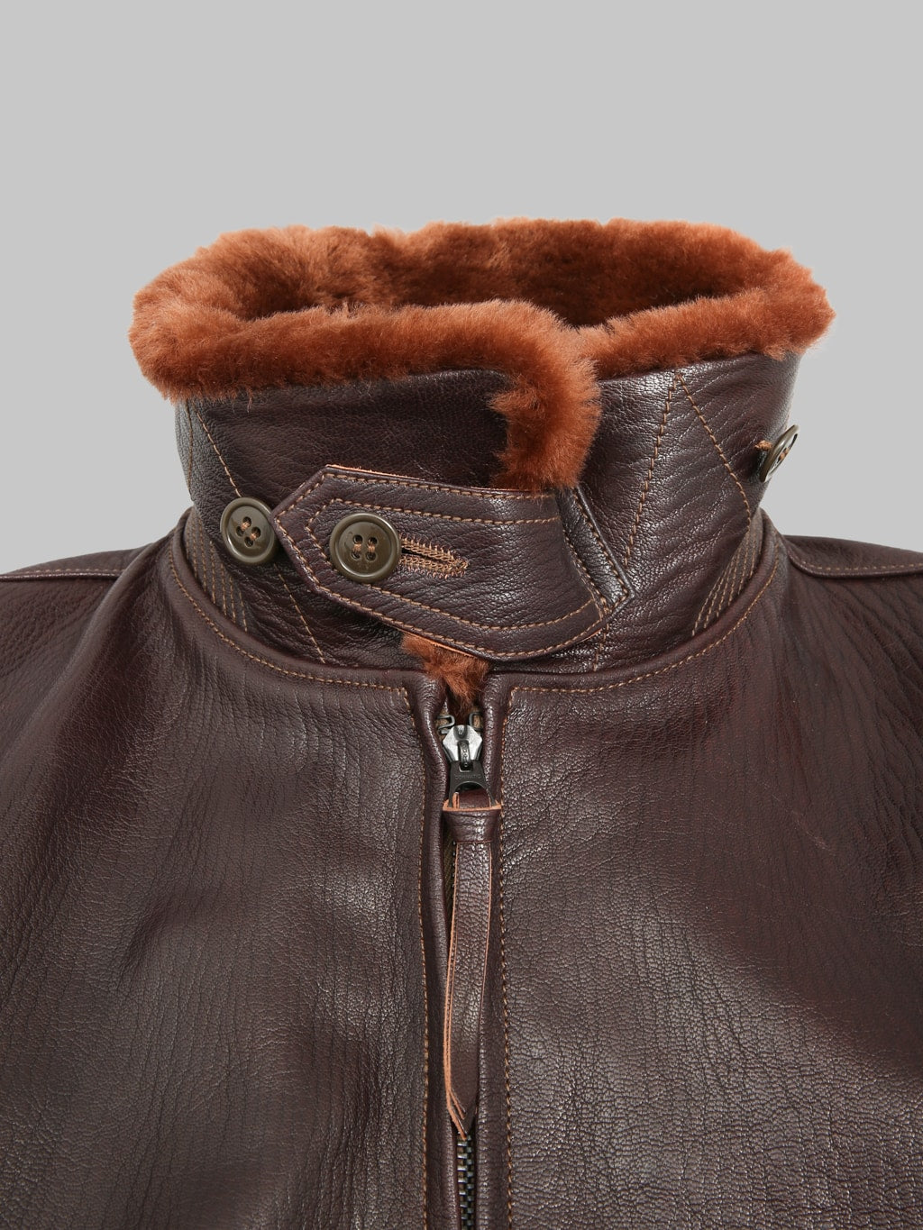 Buzz Rickson's BR80661 AN6552 "American Sportswear Co." Jacket Dark Brown - Redcast Heritage Co.