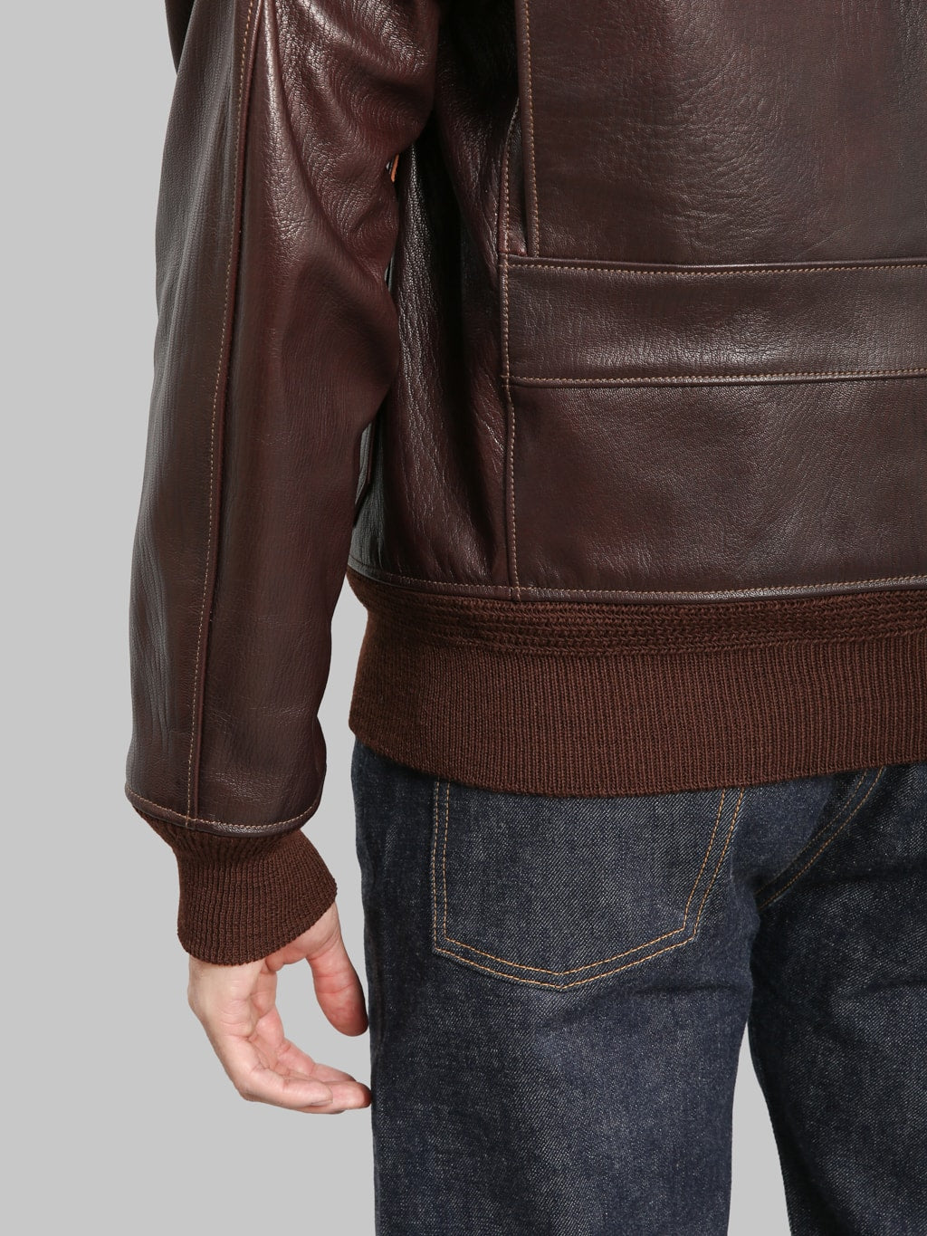 Buzz Rickson's BR80661 AN6552 "American Sportswear Co." Jacket Dark Brown - Redcast Heritage Co.