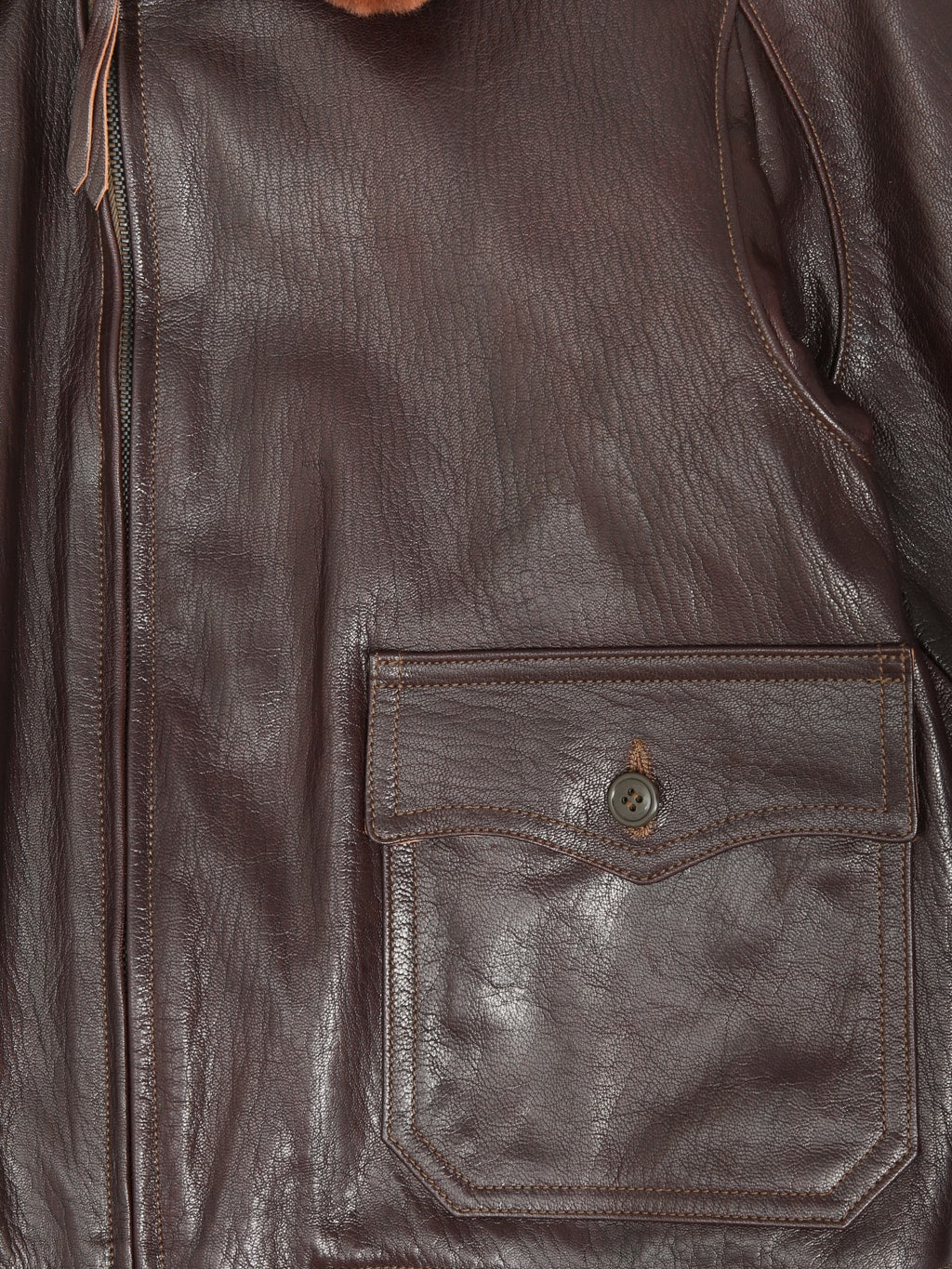 Buzz Rickson's BR80661 AN6552 "American Sportswear Co." Jacket Dark Brown - Redcast Heritage Co.