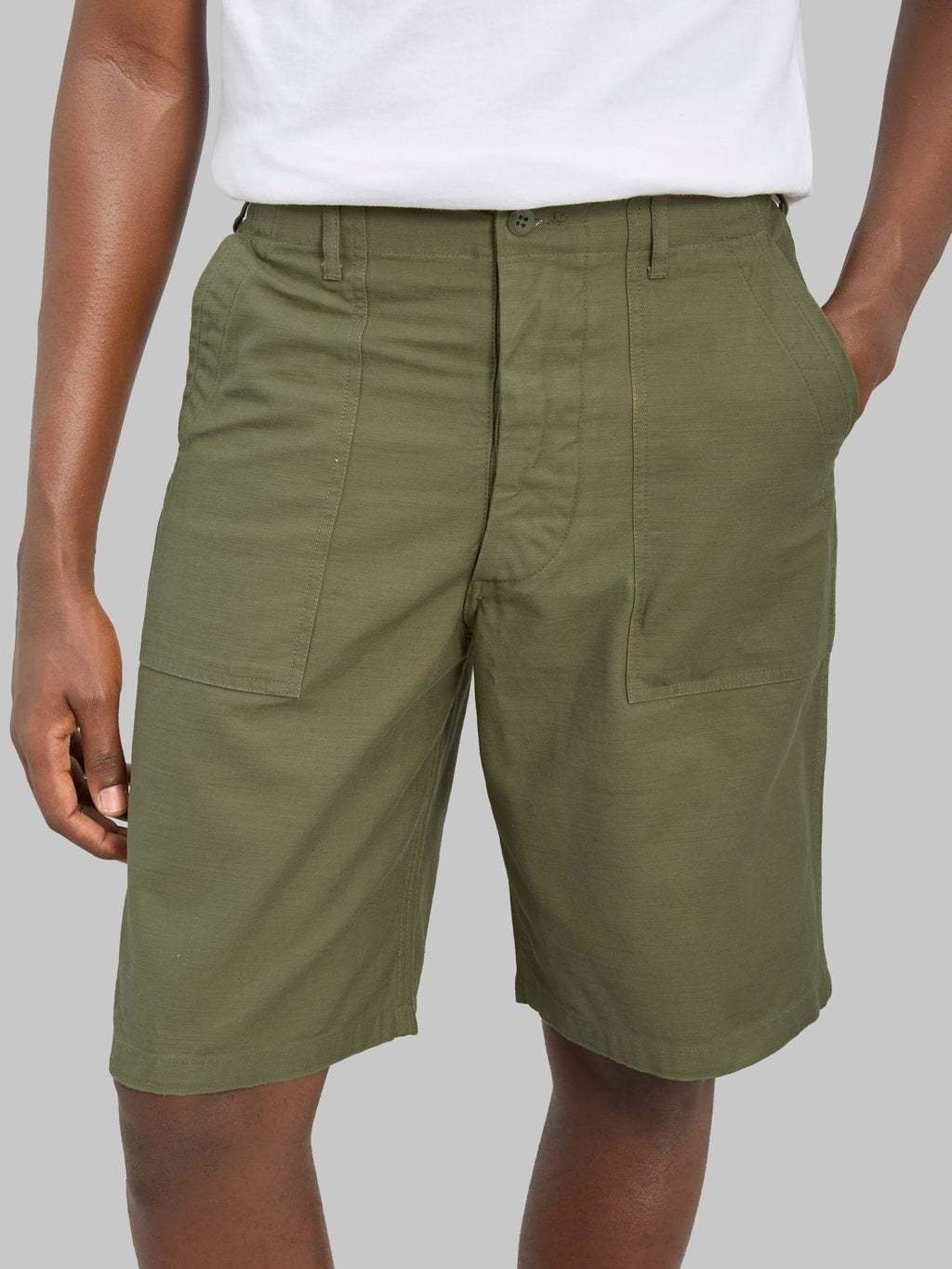 Buzz Rickson's BR51735 Cotton Sateen OG 107 Type I Class Shorts Olive