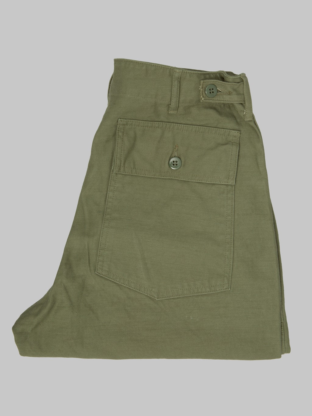 Buzz Rickson's BR51735 Cotton Sateen OG 107 Type I Class Shorts Olive