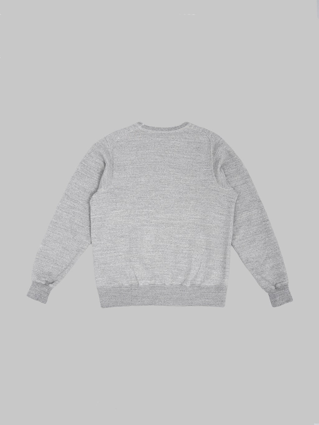 Buzz Rickson's BR69507 Freedom Sleeve Sweatshirt Heather Grey back