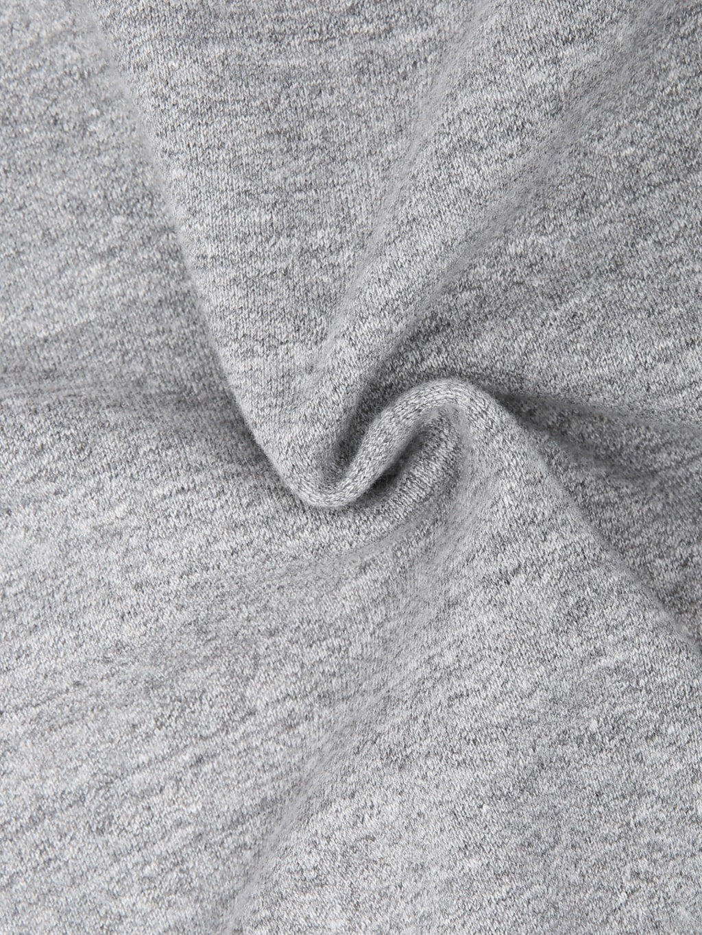 Buzz Rickson's BR69507 Freedom Sleeve Sweatshirt Heather Grey cotton fabric