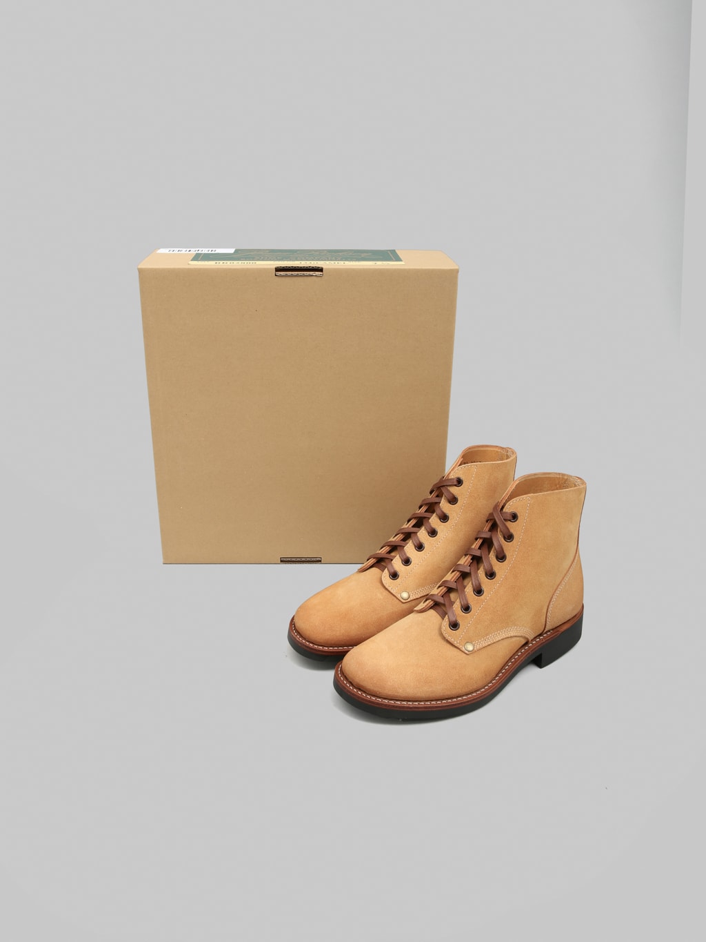 Buzz Rickson's BR02800 M-43 Service Shoes Camel - Redcast Heritage Co.