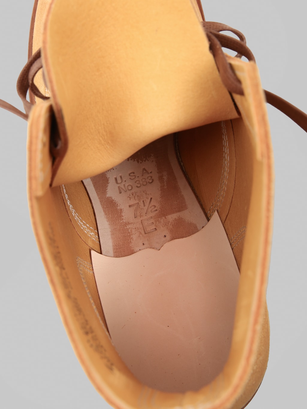 Buzz Rickson's BR02800 M-43 Service Shoes Camel - Redcast Heritage Co.