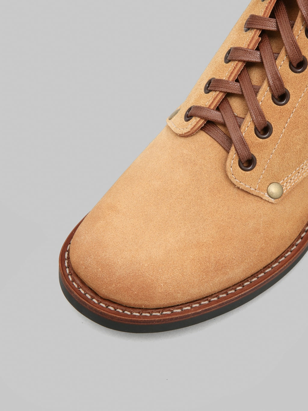 Buzz Rickson's BR02800 M-43 Service Shoes Camel - Redcast Heritage Co.