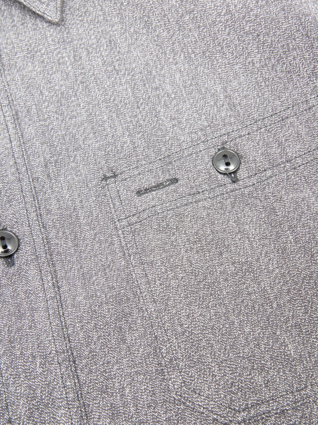 Buzz Ricksons BR26082 Cotton Covert Work Shirt Black 100 cotton