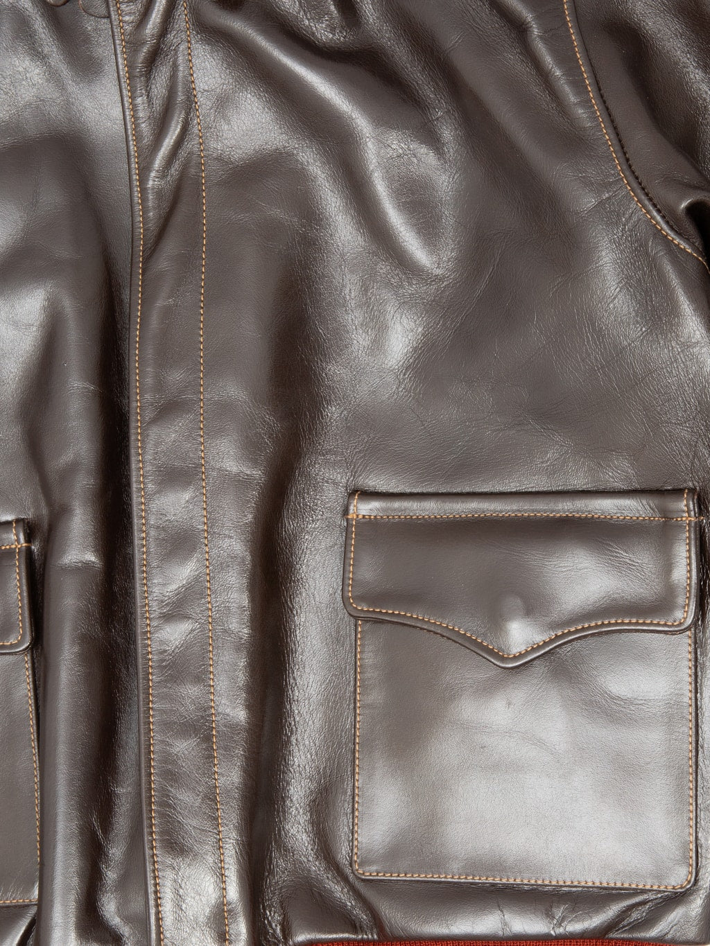 Buzz Ricksons BR80644 Type A2 Horsehide Leather Jacket Contract No W535