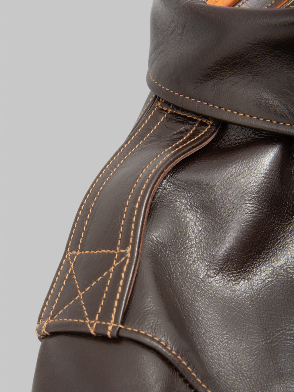 Buzz Ricksons BR80644 Type A2 Horsehide Leather Jacket stitching