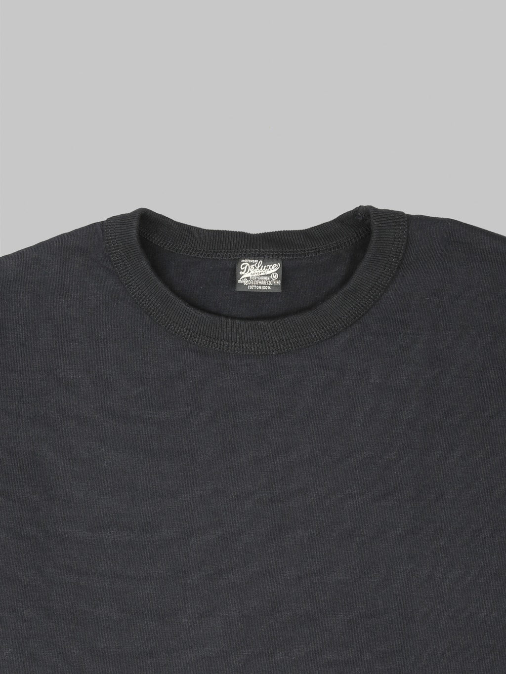 Deluxeware Heavyweight Loopwheeled TShirt Black collar