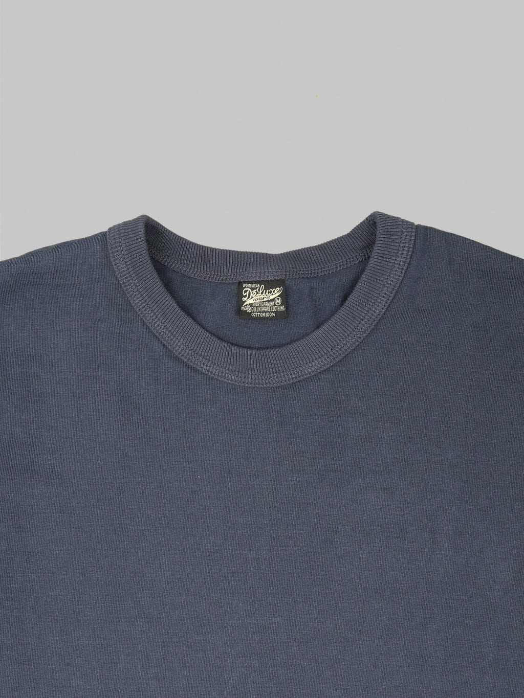 Deluxeware DXTS-00 12.5oz Heavyweight Loopwheeled T-Shirt Blue