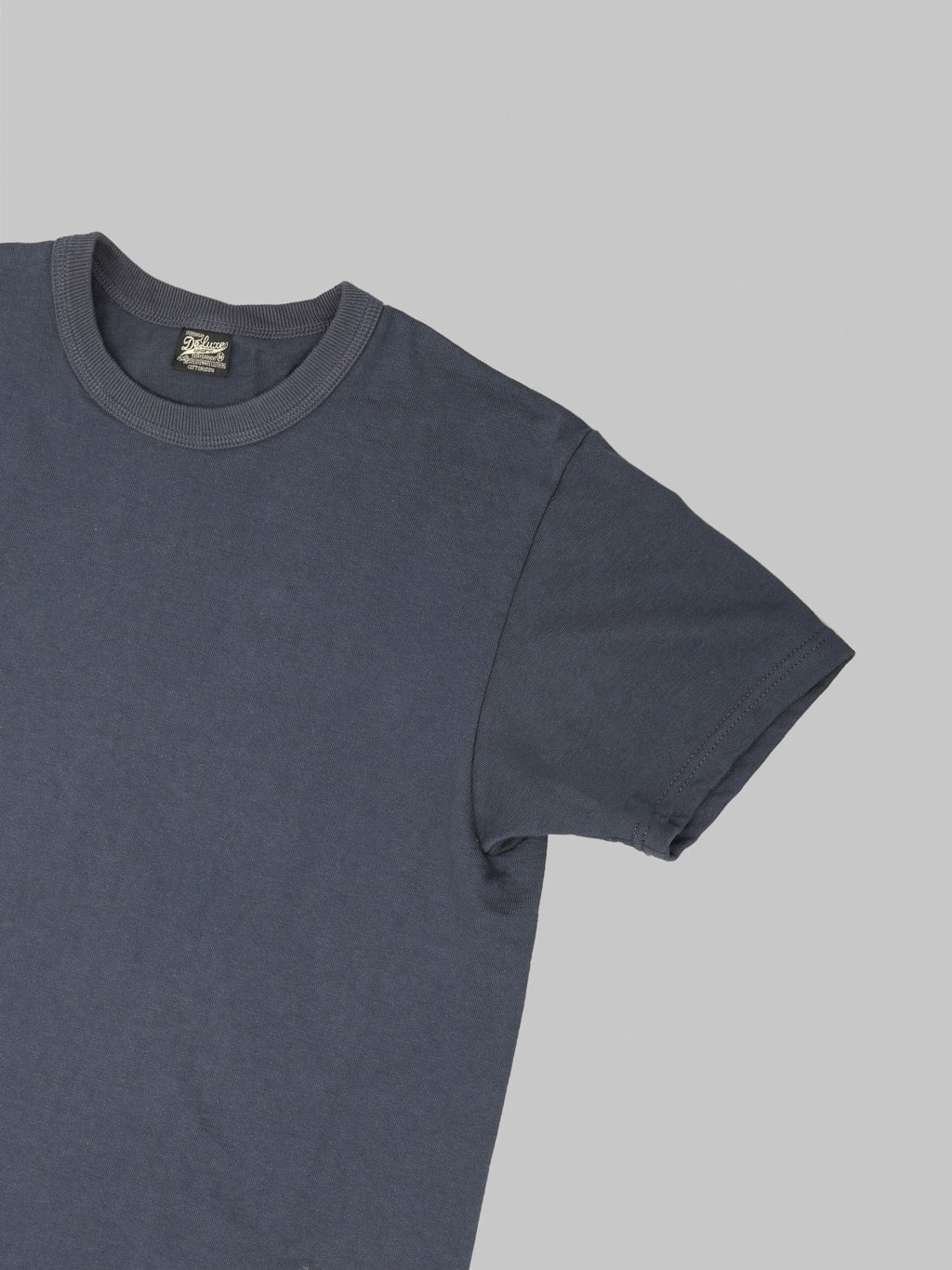 Deluxeware DXTS-00 12.5oz Heavyweight Loopwheeled T-Shirt Blue