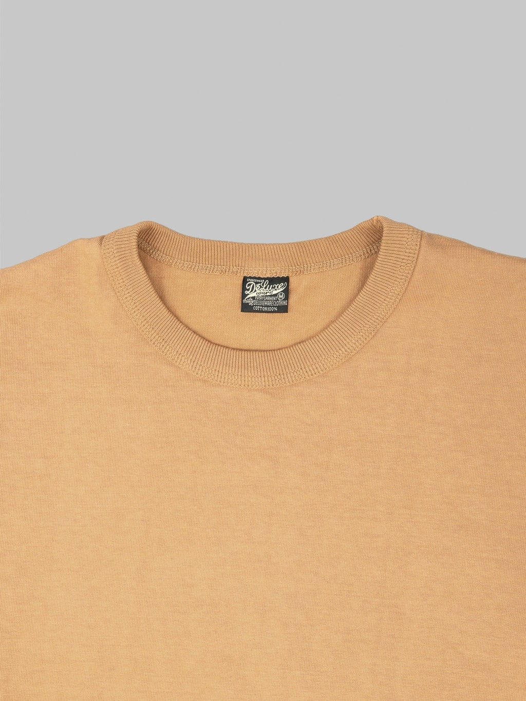 Deluxeware DXTS 00 Heavyweight Loopwheeled TShirt Gold collar
