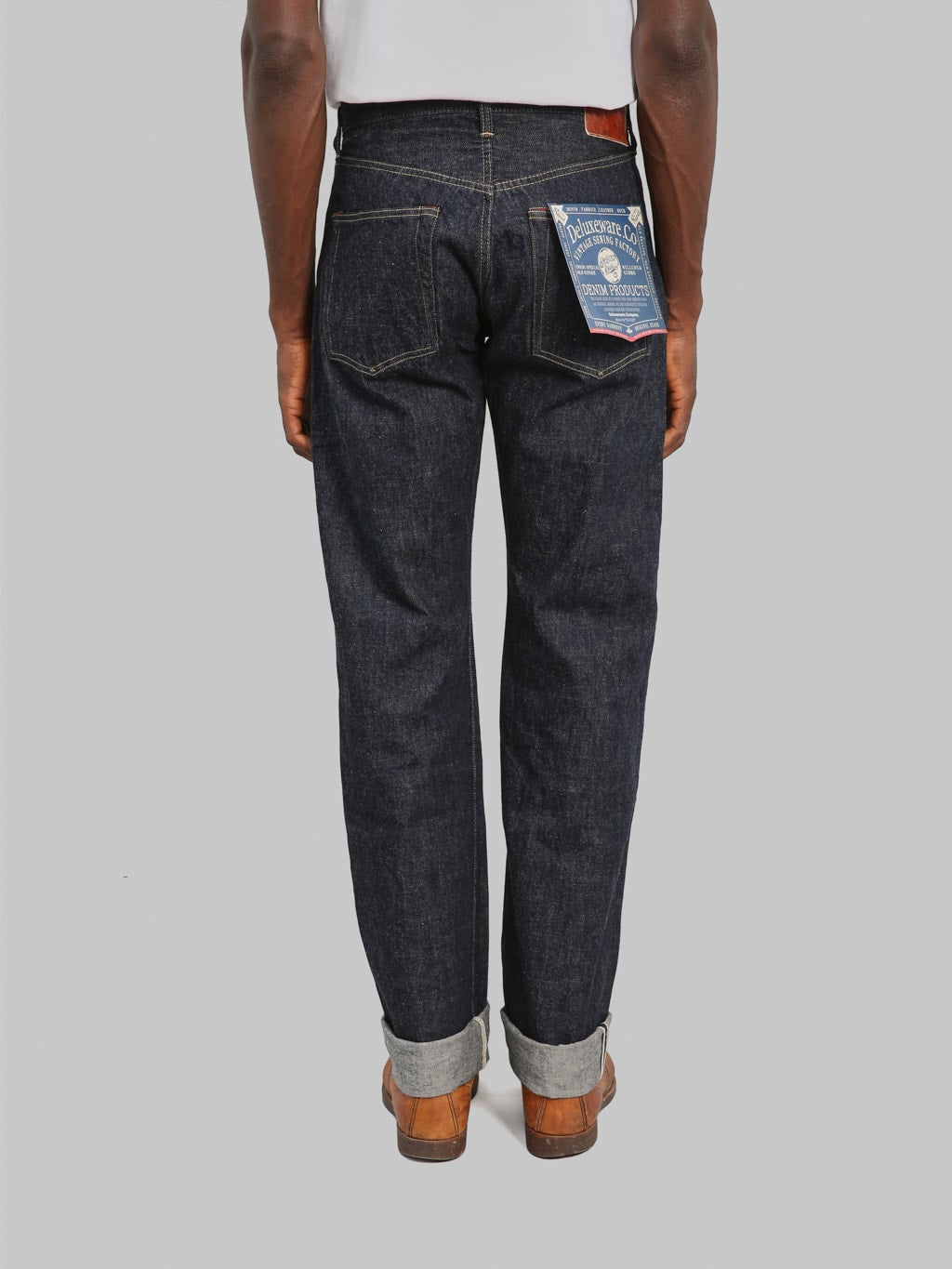 Deluxeware 1953XX Vintage Tapered Straight Jeans back fit