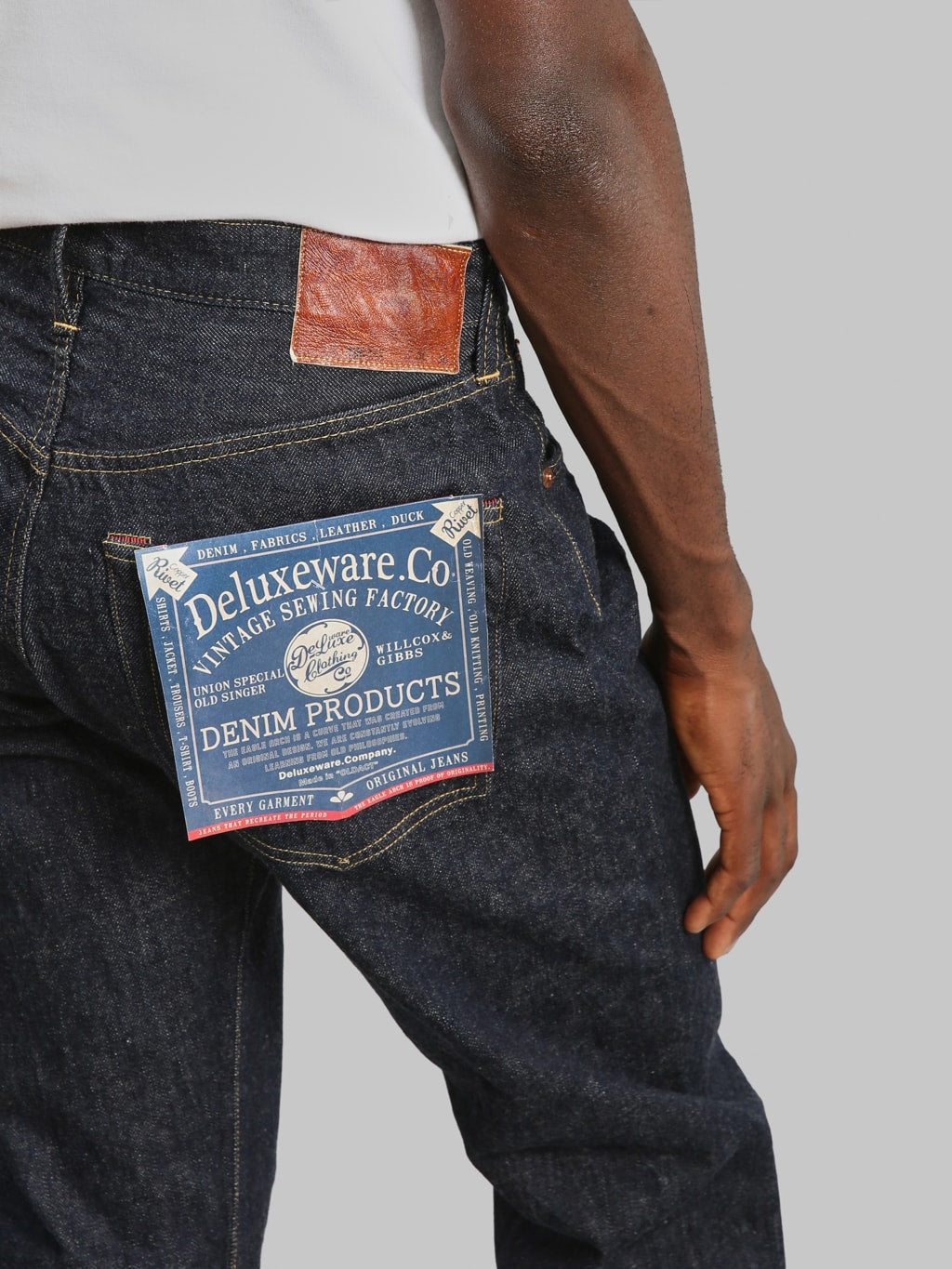Deluxeware 1953XX Vintage Tapered Straight Jeans pocket flasher