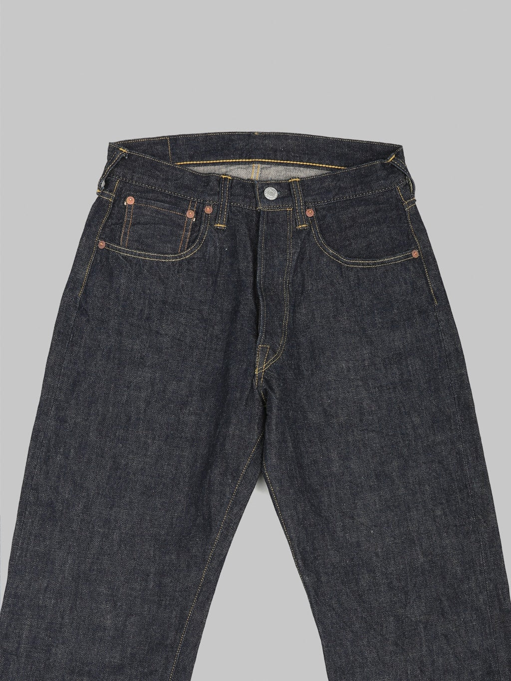 Deluxeware 1953XX Vintage Tapered Straight Jeans front details