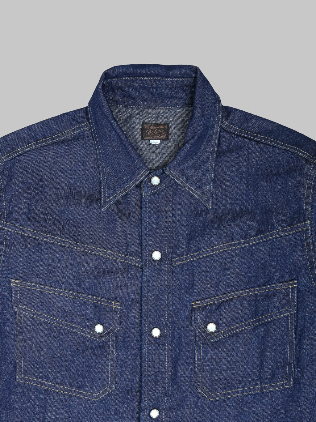 Deluxeware 7500 Saddle Master Indigo Shirt