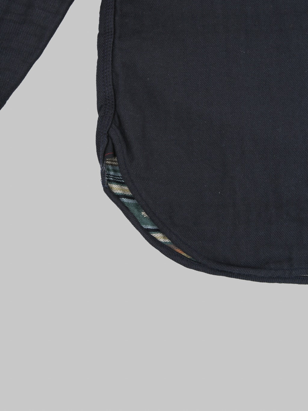 Deluxeware 7649C 40's Native Border Shirt Navy - Redcast Heritage Co.