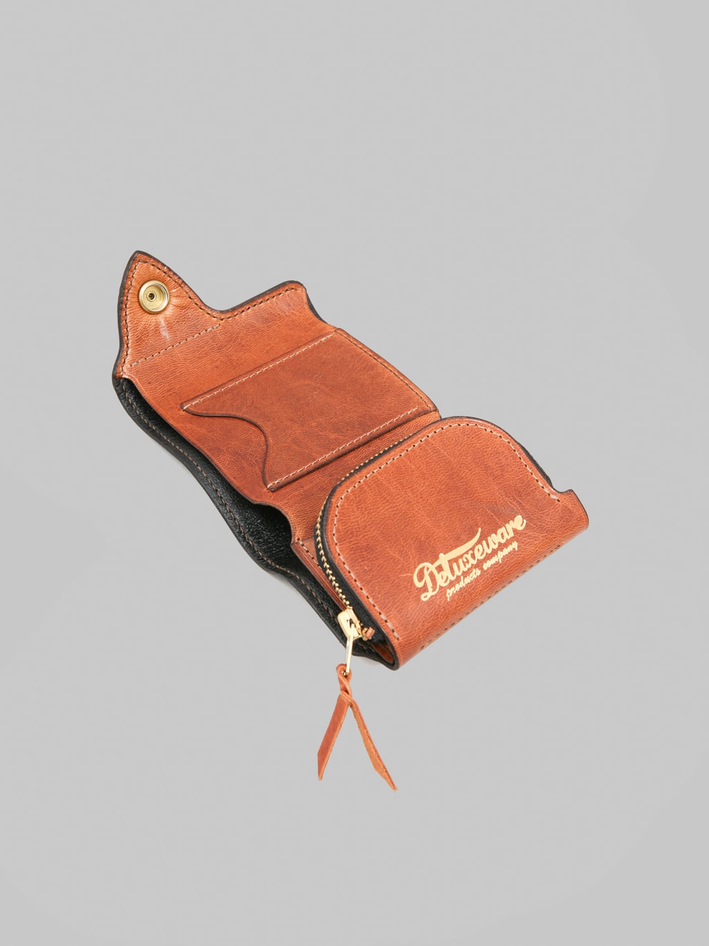 Deluxeware DLW-005 Leather Wallet Camel