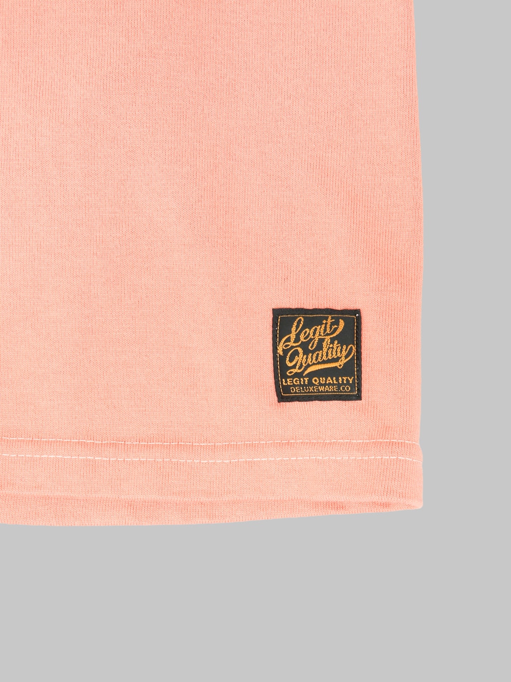 Deluxeware SDTS00 10.5oz T-Shirt Smn Pink hem