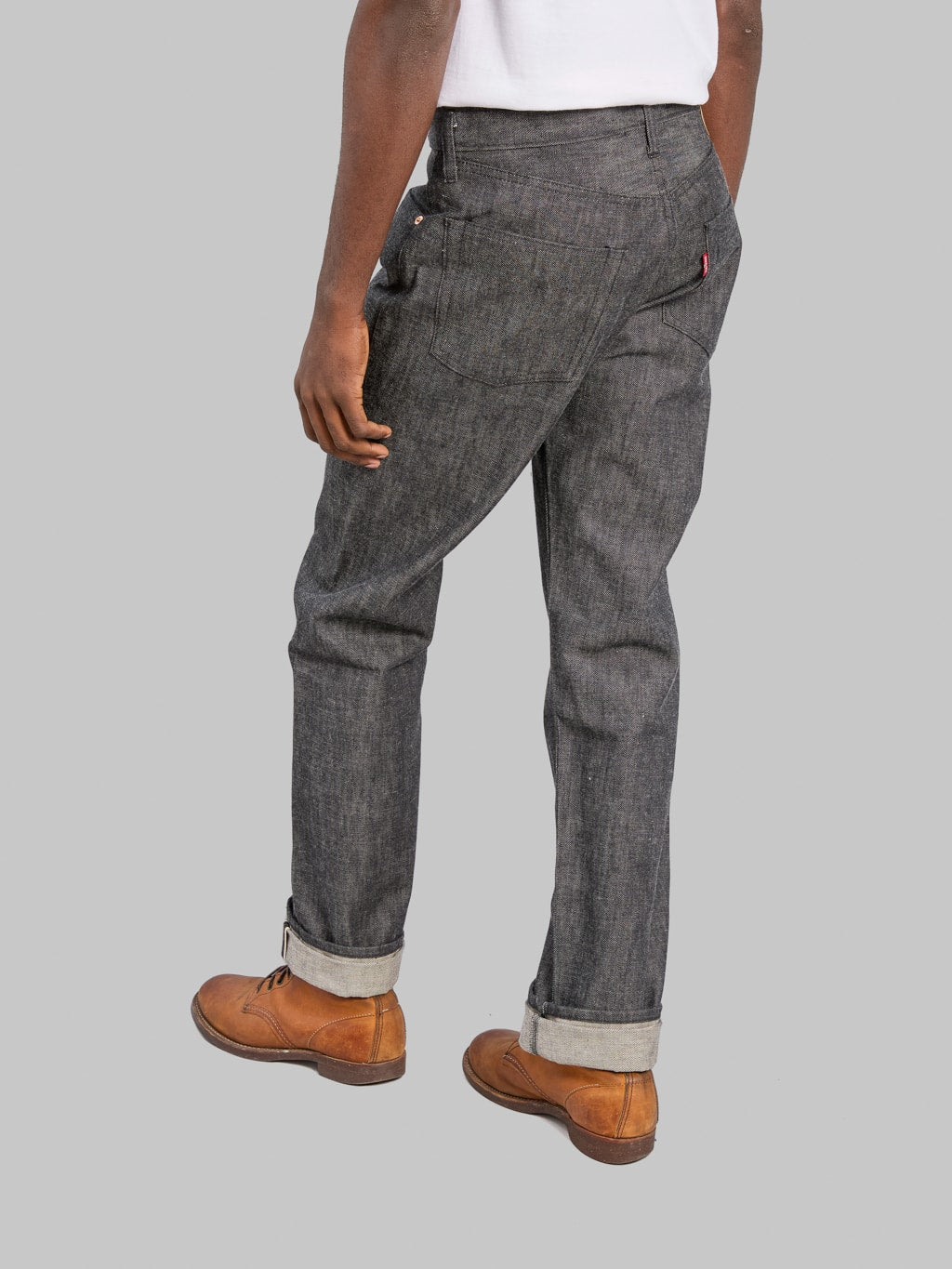 Denime By Warehouse 224 66B Model Regular Straight Jeans Black fitting